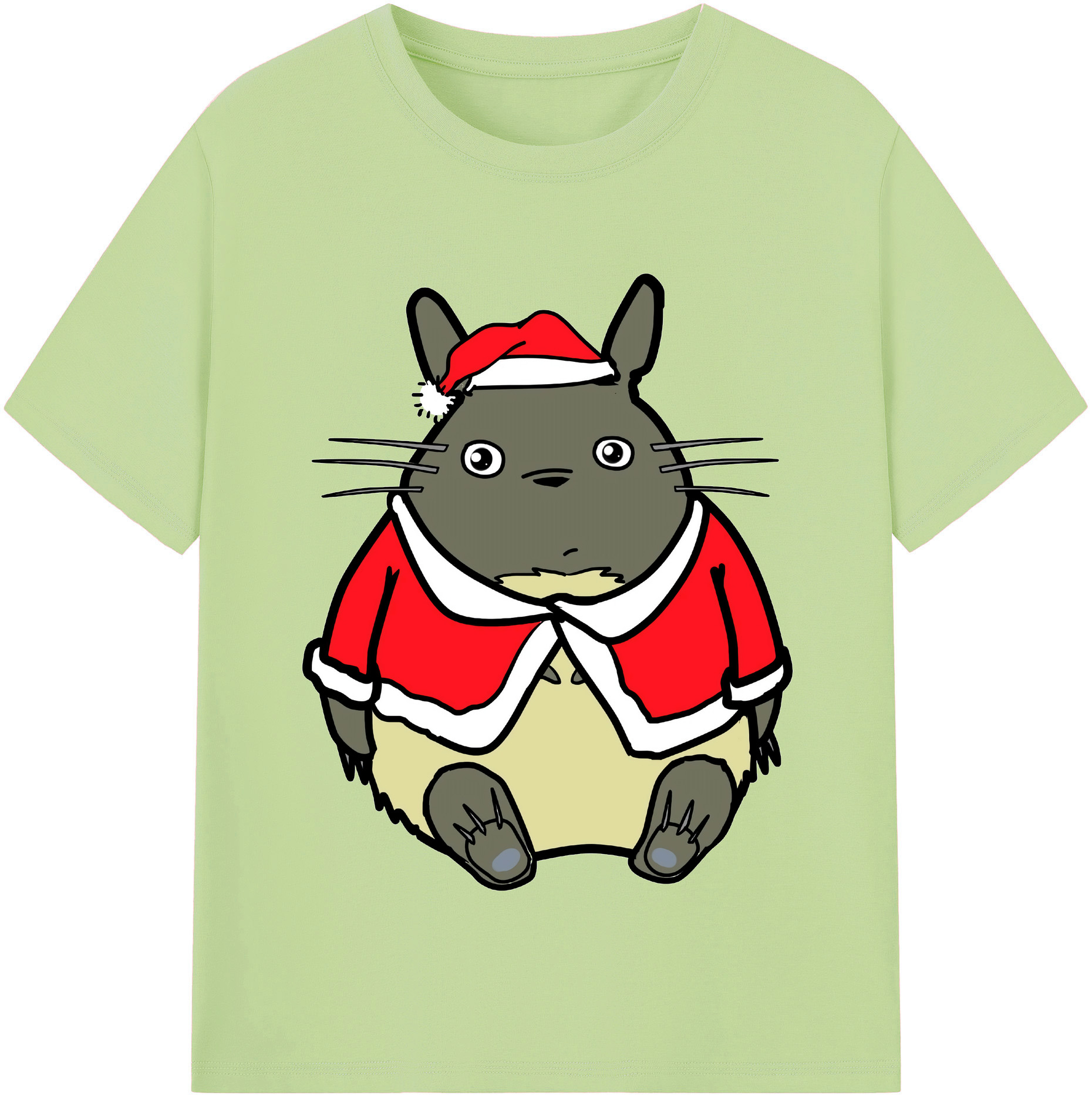 （画像用） となりのトトロ 草壁メイ 草壁サツキ My Neighbor Totoro Satsuki Kusakabe Mei Kusakabe 綿100％半袖Tシャツ（フロントプリント）